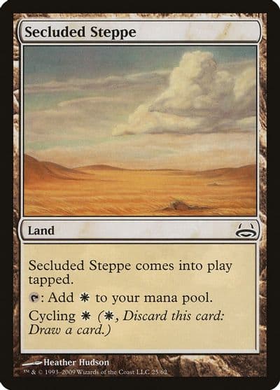 Secluded Steppe Duel Decks: Divine vs. Demonic Magic card