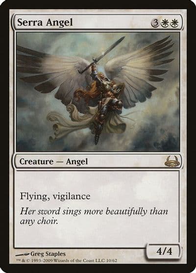 Serra Angel Duel Decks: Divine vs. Demonic Magic card