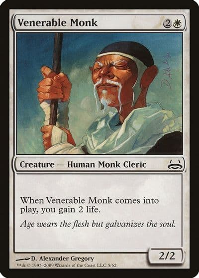 Venerable Monk Duel Decks: Divine vs. Demonic Magic card
