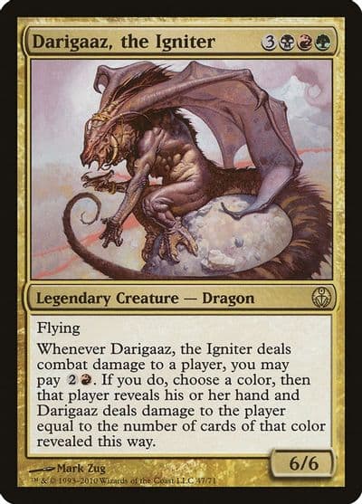 Darigaaz the Igniter Duel Decks: Phyrexia vs. the Coalition Magic card