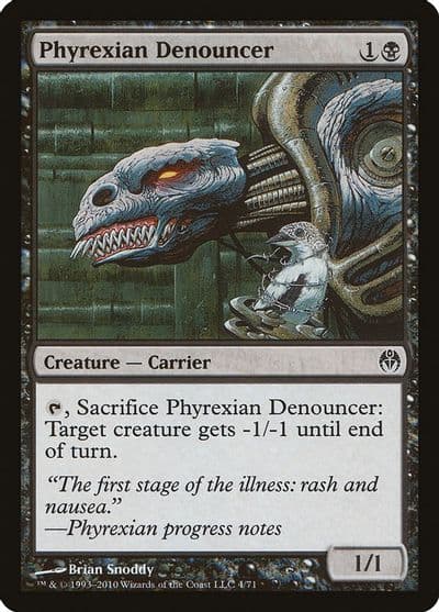 Phyrexian Denouncer Duel Decks: Phyrexia vs. the Coalition Magic card