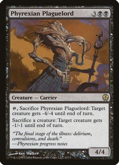 Phyrexian Plaguelord Duel Decks: Phyrexia vs. the Coalition Magic card