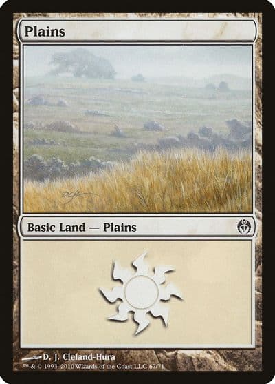 Plains 67 Duel Decks: Phyrexia vs. the Coalition Magic card