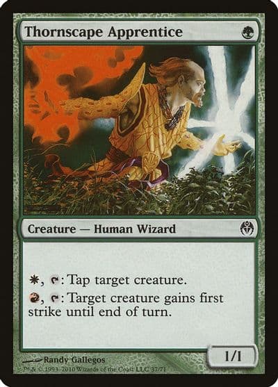 Thornscape Apprentice Duel Decks: Phyrexia vs. the Coalition Magic card