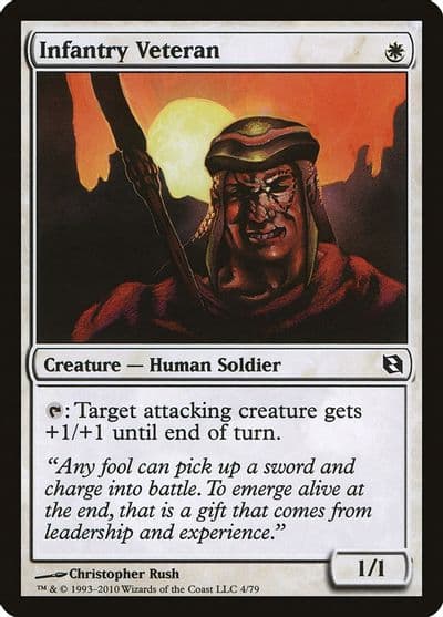 Infantry Veteran Duel Decks: Elspeth vs. Tezzeret Magic card