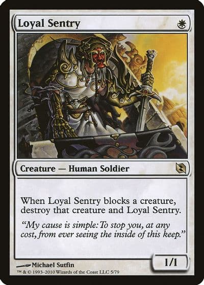 Loyal Sentry Duel Decks: Elspeth vs. Tezzeret Magic card