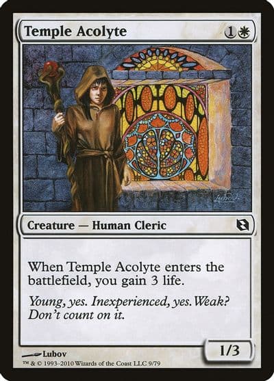 Temple Acolyte Duel Decks: Elspeth vs. Tezzeret Magic card