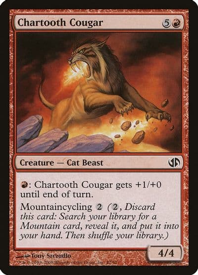 Chartooth Cougar Duel Decks: Jace vs. Chandra Magic card