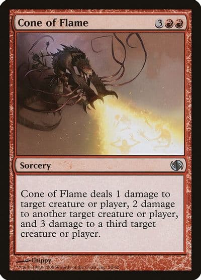 Cone of Flame Duel Decks: Jace vs. Chandra Magic card