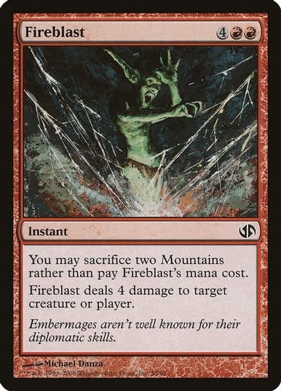 Fireblast Duel Decks: Jace vs. Chandra Magic card