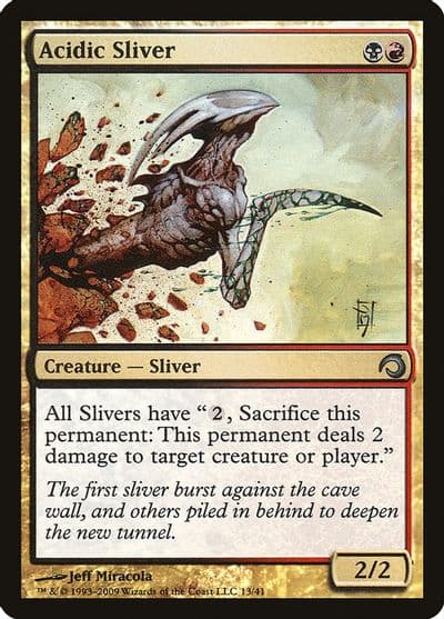 Acidic Sliver Premium Deck Series: Slivers Magic card