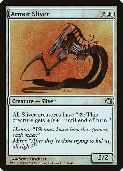 Armor Sliver Premium Deck Series: Slivers Magic card