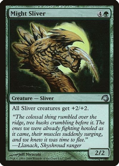 Might Sliver Premium Deck Series: Slivers Magic card
