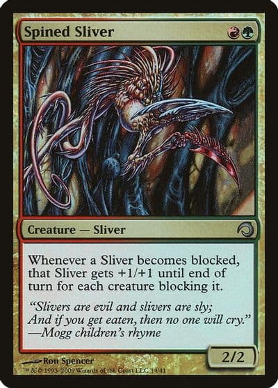 Spined Sliver Premium Deck Series: Slivers Magic card