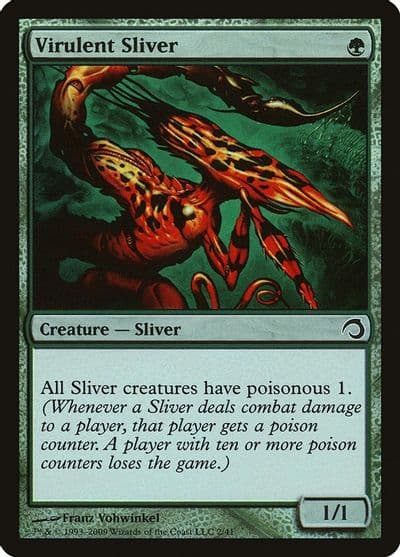 Virulent Sliver Premium Deck Series: Slivers Magic card