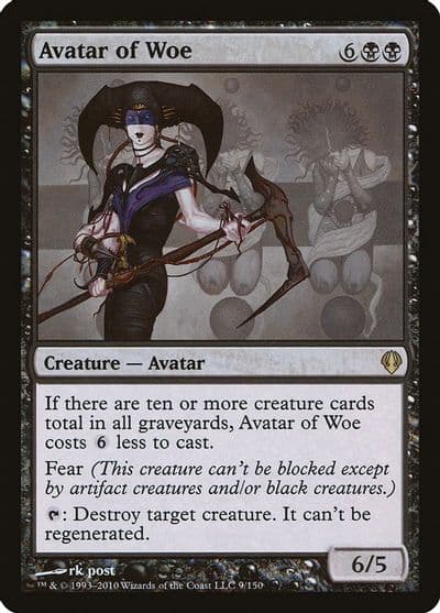 Avatar of Woe Archenemy Magic card
