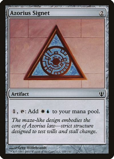 Azorius Signet Archenemy Magic card