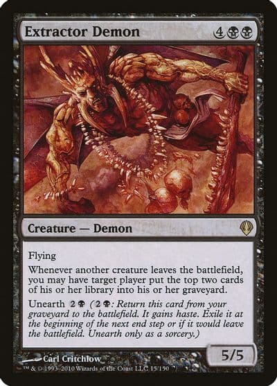 Extractor Demon Archenemy Magic card