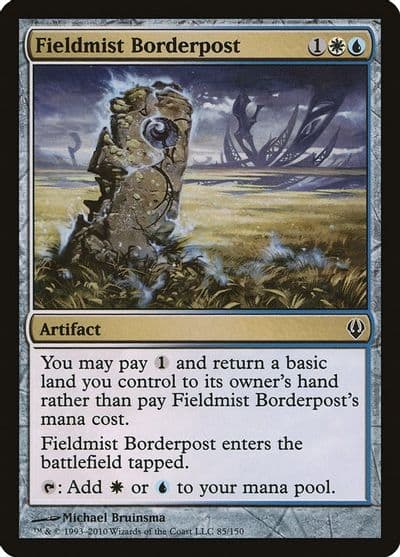 Fieldmist Borderpost Archenemy Magic card