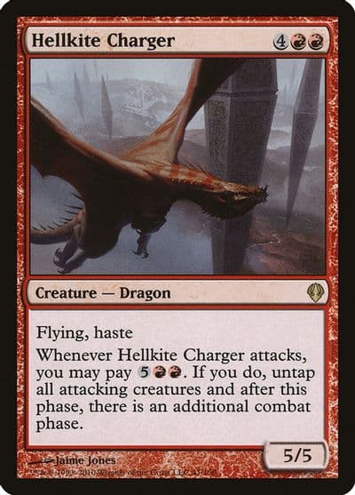 Hellkite Charger Archenemy Magic card