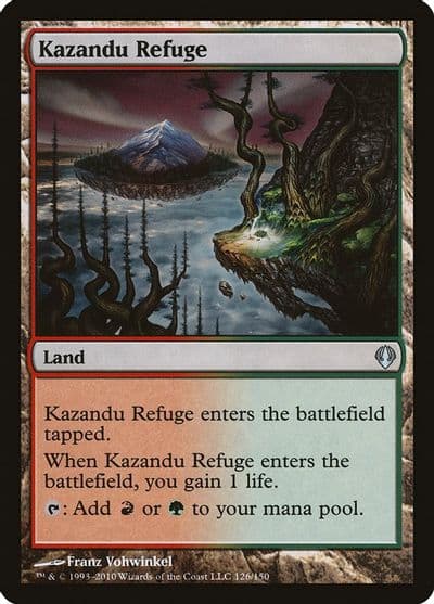 Kazandu Refuge Archenemy Magic card