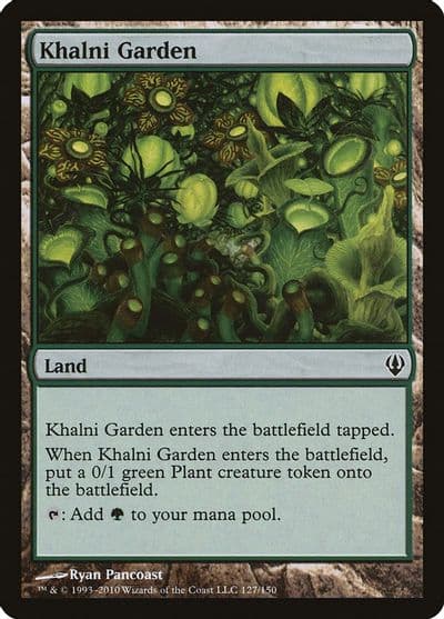 Khalni Garden Archenemy Magic card