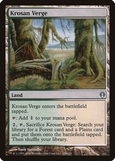 Krosan Verge Archenemy Magic card