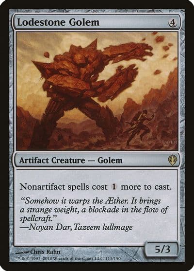Lodestone Golem Archenemy Magic card