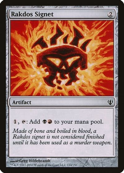 Rakdos Signet Archenemy Magic card