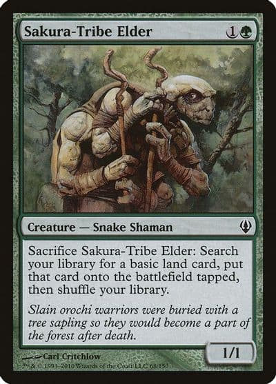 Sakura Tribe Elder Archenemy Magic card