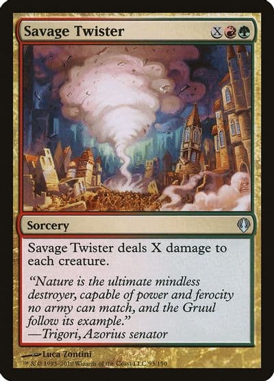 Savage Twister Archenemy Magic card