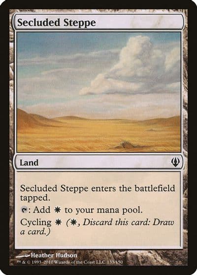 Secluded Steppe Archenemy Magic card