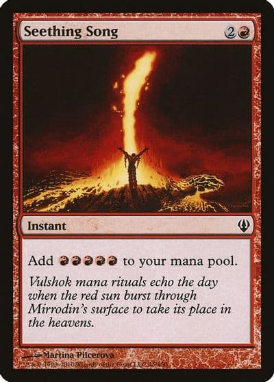 Seething Song Archenemy Magic card