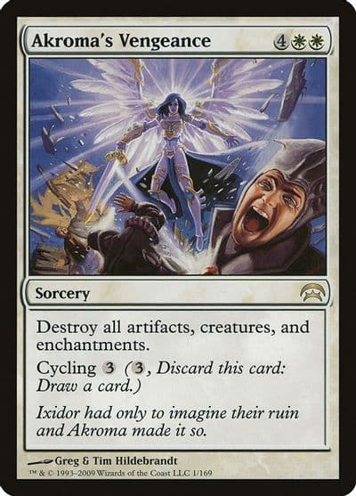 Akromas Vengeance Planechase Magic card