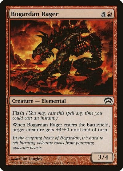 Bogardan Rager Planechase Magic card