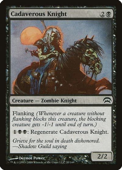 Cadaverous Knight Planechase Magic card