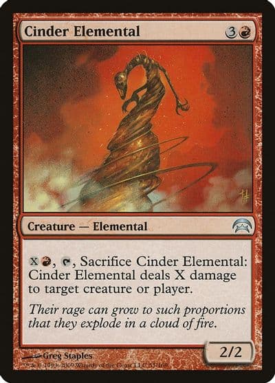 Cinder Elemental Planechase Magic card