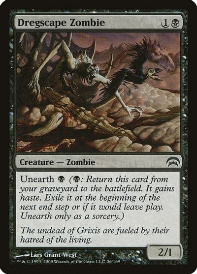 Dregscape Zombie Planechase Magic card