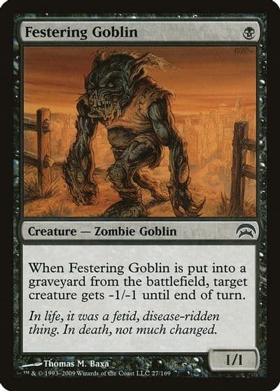 Festering Goblin Planechase Magic card