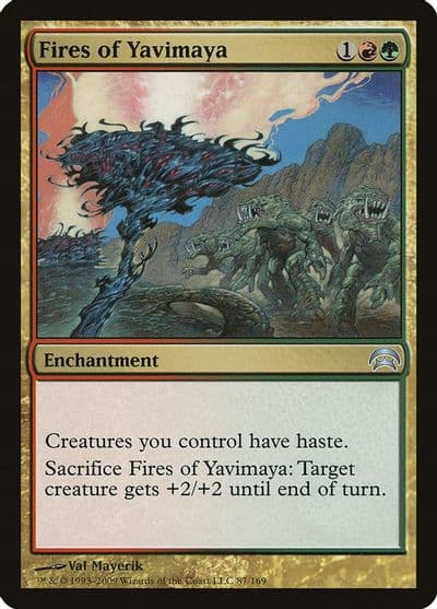 Fires of Yavimaya Planechase Magic card