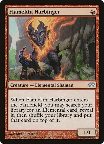 Flamekin Harbinger Planechase Magic card