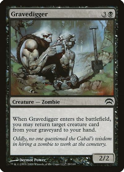 Gravedigger Planechase Magic card