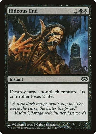 Hideous End Planechase Magic card