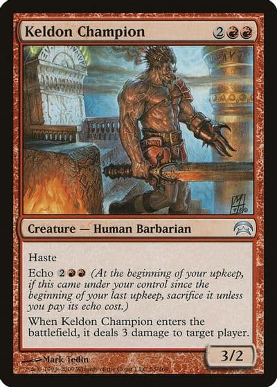 Keldon Champion Planechase Magic card