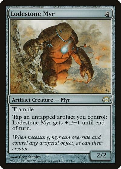Lodestone Myr Planechase Magic card
