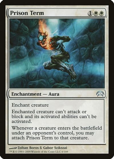 Prison Term Planechase Magic card