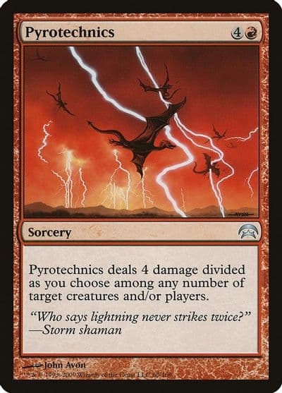 Pyrotechnics Planechase Magic card