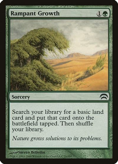 Rampant Growth Planechase Magic card
