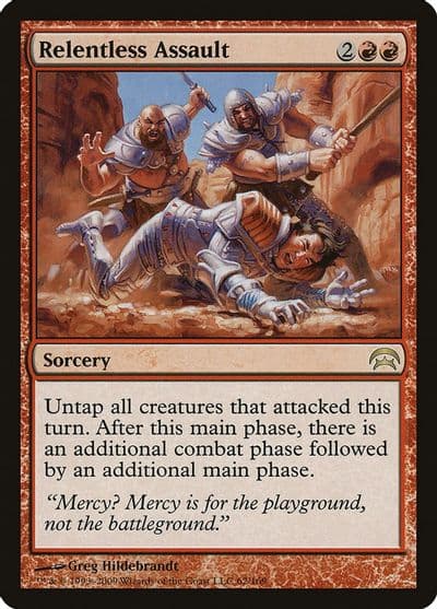 Relentless Assault Planechase Magic card