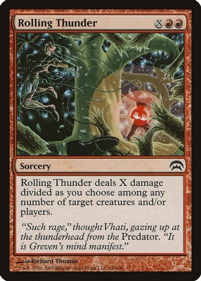 Rolling Thunder Planechase Magic card